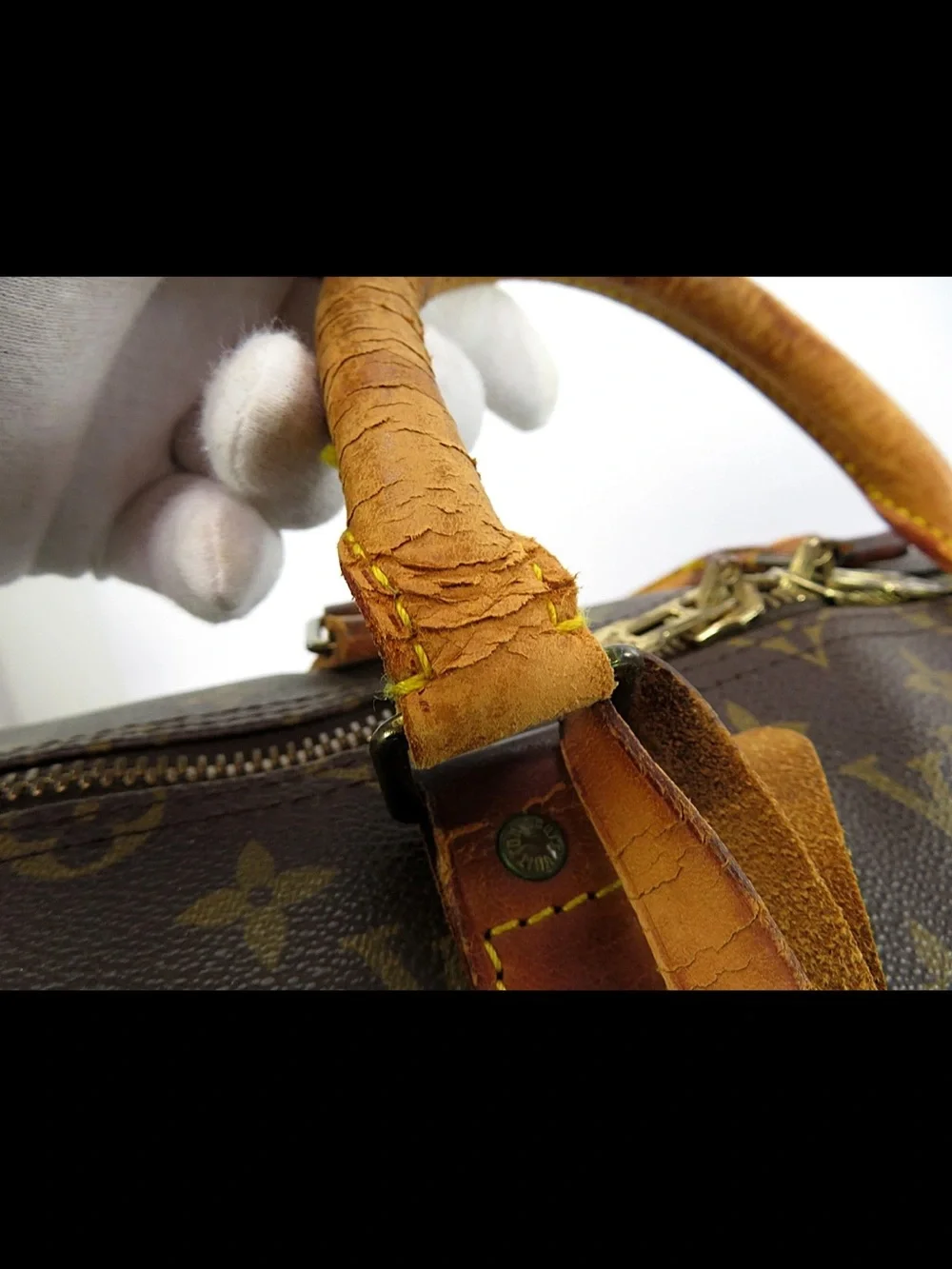 Louis Vuitton Monogram Canvas Travel Duffel in Brown and Tan